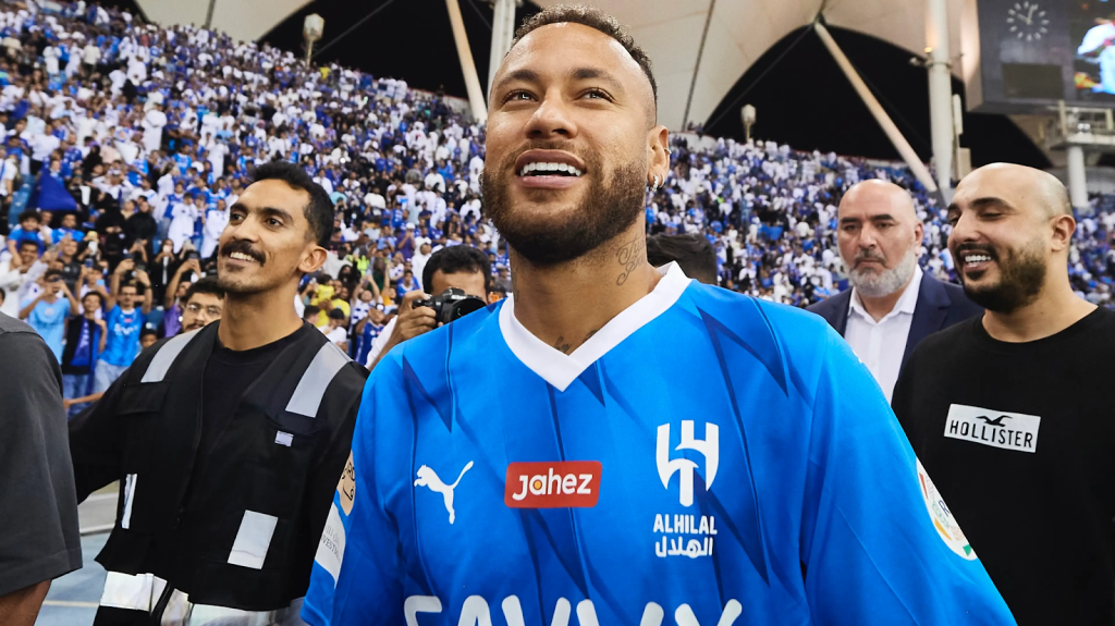 Hình ảnh Neymar Jr. trong trận đấu đầu tiên dưới màu áo Al-Hilal 